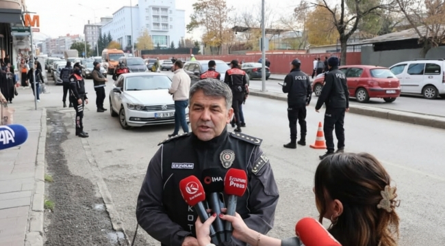 Müdür Karaburun Sahada: Erzurum’da Uyuşturucuya Geçit Yok!