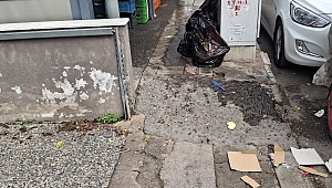 Karşıyaka'da Tehlikeli Kaldırım