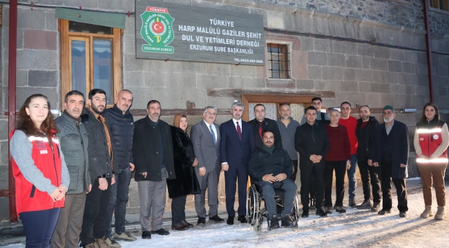 ASH Bakan Yardımcısı Tarıkdaroğlu Erzurum'da Şehit Yakınları ve Gazilerle Bir Araya Geldi