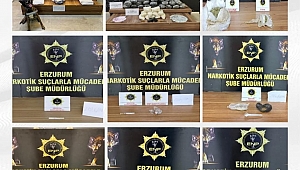 Erzurum’da Uyuşturucuya Dev Darbe! 