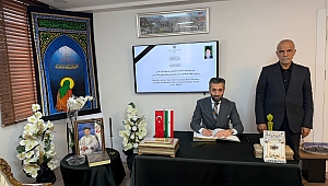 EGC Başkanı Mehmet Musa Çakır, İran İslam Cumhuriyeti Başkonsolosu Alibeman Eghbali Zarch'a taziyelerini iletti. 