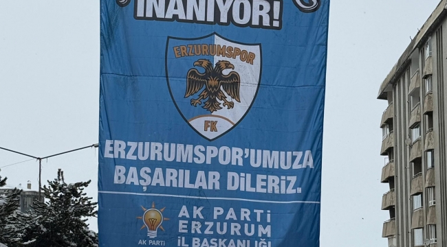 ERZURUM'DA ERZURUMSPOR COŞKUSU BÜYÜYOR