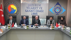 ERSİAD Heyetinden ETSO'ya Ziyaret: Erzurum'un Stratejik Önemi Masaya Yatırıldı