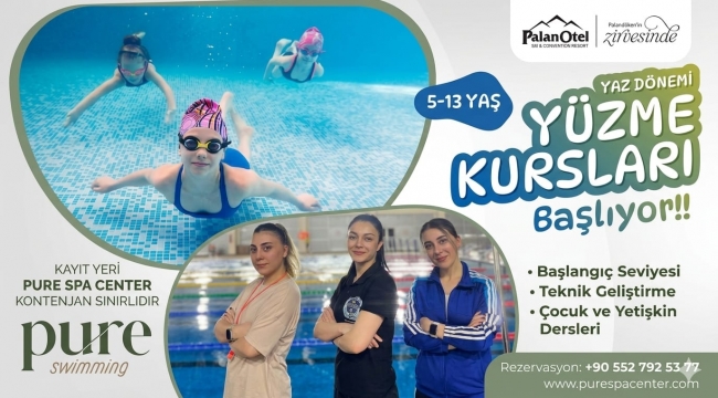 ERZURUM’DA ÇOCUKLAR DENİZE DEĞİL, PALANDÖKEN’İN ZİRVESİNDEKİ HAVUZA KOŞUYOR