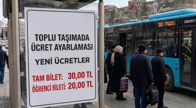 Erzurum’da Ulaşım Ücretleri Yükseldi: “Kısa Mesafe Uzun Fatura” Tepkisi!