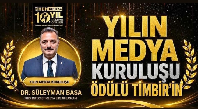 Türkiye'nin Güçlü Haber Ağına Prestijli Ödül