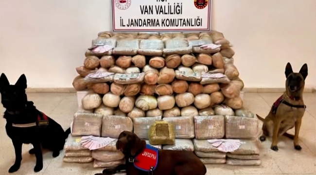 Jandarmadan Van'da Zehir Tacirlerine Darbe: 333 Kilogram Skunk Ele Geçirildi